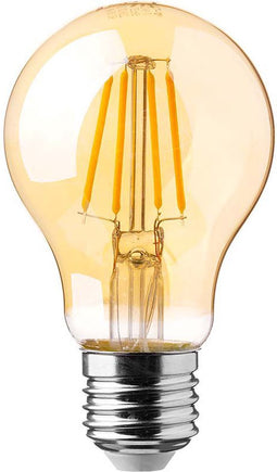 V-TAC VT-2123-N LED Lampen - GLS E27 - IP20 - Amber - 12 Watt - 1350 Lumen - 2200K - 2 Jaar