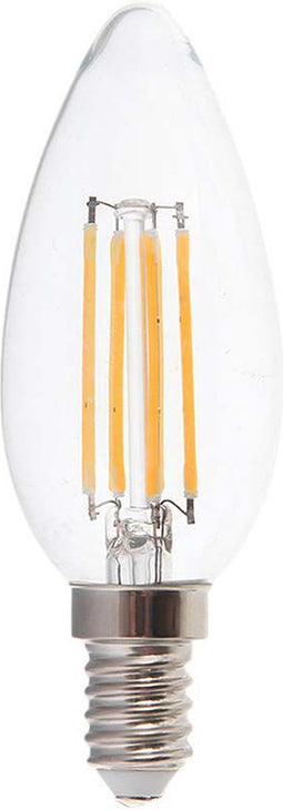 V-TAC VT-2127-N LED Lampen - Kaars E14 - IP20 - Helder - 6 Watt - 600 Lumen - 3000K - 2 Jaar