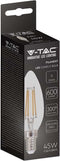 V-TAC VT-2127-N LED Lampen - Kaars E14 - IP20 - Helder - 6 Watt - 600 Lumen - 4000K - 2 Jaar