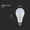 V-TAC VT-215 E27 GLS LED Bulbs - Samsung - IP20 - White - 15W - 1250 Lumens - 3000K - 5 Years