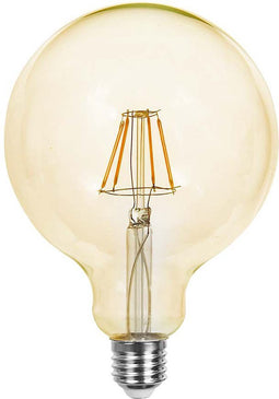 V-TAC VT-2153-N LED Lampen - G125 Bol E27 - IP20 - Amber - 12 Watt - 1350 Lumen - 2200K - 2 Jaar