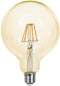 V-TAC VT-2153-N LED Lampen - G125 Bol E27 - IP20 - Amber - 12 Watt - 1350 Lumen - 2200K - 2 Jaar