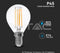 V-TAC VT-2184 LED Lampen - RTL Golf E14 Blister - IP20 - Wit - 4 Watt - 400 Lumen - 2700K