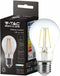 V-TAC VT-2288D-N 10 Set E27 Transparante LED Lampen - Helder - GLS - IP20 - 8W - 720 Lumen - 3000K