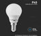 V-TAC VT-236-N E14 LED Lampen - Samsung - IP20 - Wit - 4.5W- 470 Lumen - 6500K - 5 Jaar