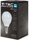 V-TAC VT-236-N E14 LED Lampen - Samsung - IP20 - Wit - 4.5W- 470 Lumen - 6500K - 5 Jaar