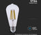 V-TAC VT-2364 LED Lampen - ST64 E27 - IP20 - Helder - 4 Watt - 840 Lumen - 3000K - 2 Jaar