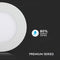 V-TAC VT-2407RD Round LED Mini Panels - Premium Series - IP20 - White - 24W - 2000 Lumens - 4000K