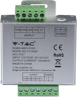 V-TAC VT-2408 LED-stripverlichting - RGB+W - Versterker - IP20