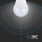 V-TAC VT-246-N E27 LED Lampen - Golf - Samsung - IP20 - Wit - 4.5W - 470 Lumen - 4000K - 5 Jaar