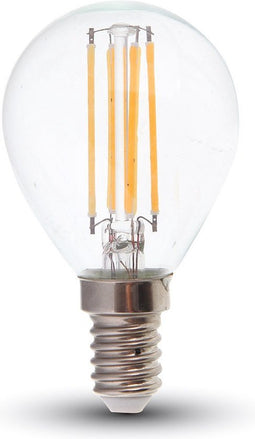 V-TAC VT-2486 E14 Transparante LED Bol - Golf - 130lm/w - IP20 - 6W - 800 Lumen - 6400K