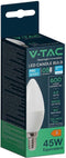 V-TAC VT-268-N LED Lampen - Kaars E14 - Samsung - IP20 - Wit - 6,5 Watt - 600 Lumen - 4000K - 5 Jaar