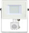 V-TAC VT-30-S-W Draaibare LED Schijnwerpers met PIR Sensor - Samsung - IP65 - Wit - 30W - 2400 Lumen - 6400K - 5 Jaar