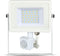 V-TAC VT-30-S-W Draaibare LED Schijnwerpers met PIR Sensor - Samsung - IP65 - Wit - 30W - 2400 Lumen - 3000K - 5 Jaar