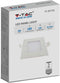 V-TAC VT-307SQ-N Vierkante LED Minipanelen - Premium Serie - IP20 - Wit - 3W - 130 Lumen - 2700K