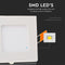 V-TAC VT-307SQ Vierkante LED Minipanelen - Premium Serie - IP20 - Wit - 3W - 210 Lumen - 3000K