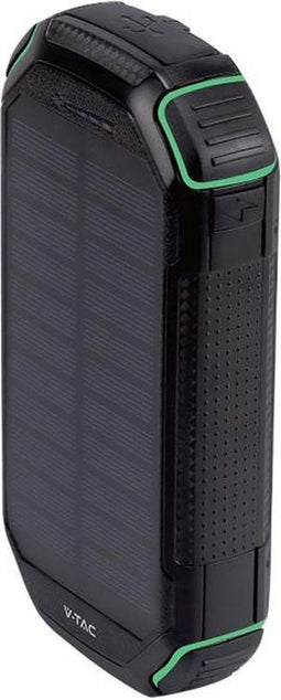 V-TAC VT-33333 Draadloze zonne-energie oplader - 30000mAh - Zwart
