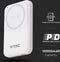 V-TAC VT-3529-W Magnetische draadloze powerbanks - Wit lichaam - 10000mAh