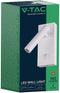 V-TAC VT-402-W LED Wandlamp - Enkele kop - IP20 - Witte behuizing - 2 Watt - 150 Lumen - 4000K
