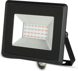 V-TAC VT-4021-C Zwarte LED schijnwerpers - E-serie - 20W - Rood - IP65