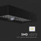 V-TAC VT-406S-B wandlamp op zonne-energie - Sensor - IP65 - Zwarte behuizing - 900 Lumen - 4000K
