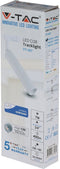 V-TAC VT-407-W LED Tracklights - Slim Tracklights - Samsung - IP20 - Wit - 7 Watt - 490 Lumen - 5000K - 5 Jaar