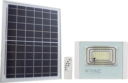 V-TAC VT-40W-W Witte schijnwerpers op zonne-energie - 16W - IP65 - 1050 Lumen - 4000K