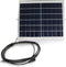 V-TAC VT-40W Zwarte Solar schijnwerpers - 16W - IP65 - 1050 Lumen - 4000K