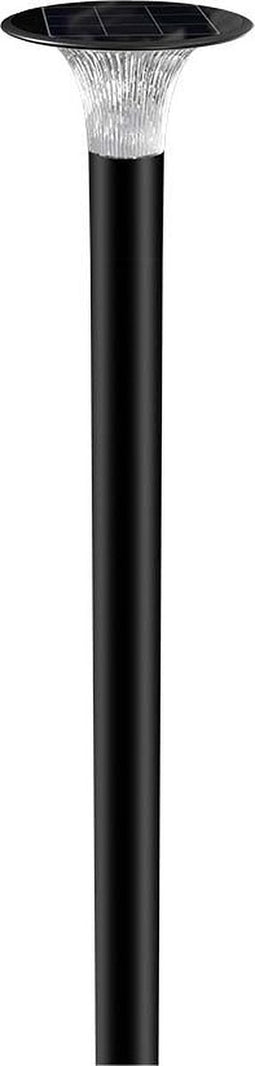 V-TAC VT-413-B Solarlampen - Zuilvormige lichtsensor - IP65 - Zwart - 15 Watt - 2200 Lumen - 6000K+4000K - Modelnr: - VT-413-B