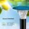 V-TAC VT-413-B Solarlampen - Zuilvormige lichtsensor - IP65 - Zwart - 15 Watt - 2200 Lumen - 6000K+4000K - Modelnr: - VT-413-B
