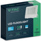 V-TAC VT-44204-W LED schijnwerpers - Samsung - IP65 - Witte behuizing - 1 meter draad - 200 watt - 17540 lumen - 6500K - 5 jaar