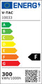 V-TAC VT-44300-W LED schijnwerpers - Samsung - IP65 - Witte behuizing - 300 watt - 26390 lumen - 4000K - 5 jaar