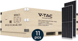 V-TAC VT-450 Zonnepanelenset - 450Wx11- 4,95 kW - Mono Half Solar - 2094x1038x35mm - IP67/68