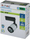 V-TAC VT-4512 LED Tracklights - Zwart Wit Tracklights - IP20 - Zwart+Wit - 10 Watt - 800 Lumen - 6000K - 5 Jaar