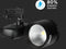 V-TAC VT-4540T LED Tracklights - COB Tracklights - IP20 - Zwart - 40 Watt - 2600 Lumen - 5000K