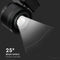V-TAC VT-4545 LED Tracklights - CRI>95 Tracklights - IP20 - Zwart - 45 Watt - 2300 Lumen - 5000K