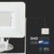 V-TAC VT-50-S-W Draaibare LED Schijnwerpers met PIR Sensor - Samsung - IP65 - Wit - 50W - 4000 Lumen - 3000K - 5 Jaar