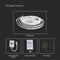 V-TAC VT-5050 Smart LED Lights - Smart Strip Kits - IP65 - RGB - 10m roll