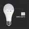 V-TAC VT-509 E27 LED Lampen - GLS - Noodverlichting - IP20 - Wit - 9W - 720 Lumen - 4000K