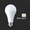 V-TAC VT-51015 E27 Witte LED Lampen - GLS - Noodverlichting - IP20 - 15W - 1200 Lumen - 4000K