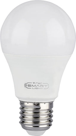 V-TAC VT-5113-N Slimme LED Verlichting - Slimme Lampen - IP20 - Wit - 11 Watt - 1055 Lumen - RGB+2700K - 6500K