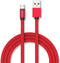 V-tac VT-5341 Micro-USB naar USB Kabel - 1 meter - rood