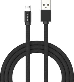 V-tac VT-5341 Micro-USB naar USB Kabel - 1 meter - zwart
