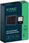 V-TAC VT-55100 Schijnwerpers op zonne-energie - IP65 - Zwarte behuizing - 1200 Lumen - 6400K