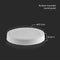 V-TAC VT-60006RD-S LED Mini Panels - Backlit Surface Series - Samsung - IP20 - White - 6 Watts - 660 Lumens - 3000K - 5