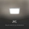 V-TAC VT-60018SQ-S LED Mini Panels - Backlit Surface Series - Square - Samsung - IP20 - White - 18 Watts - 1980 Lumens -