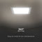 V-TAC VT-61018SQ-S LED Mini Panels - Backlit Recessed Series - Square - Samsung - IP20 - White - 18 Watts - 1980 Lumens -