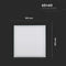 V-TAC VT-6136 LED Panelen - Hoge Lumen 60x60 - 120lm/w - IP20 - 32 Watt - 4320 Lumen - 3000K
