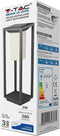 V-TAC VT-66 Grijze Solar Meerpaalverlichting - Samsung - IP65 - 2W- 280 Lumen - 3000K