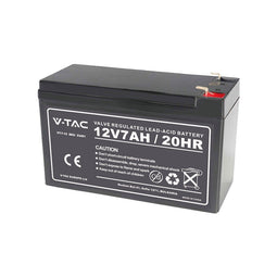 V-TAC VT-7-12 Electric Power system - 7AH Lead Acid Batteries T1 - 5 Years - Model No: - VT-7-12